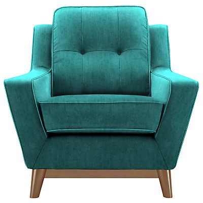 G Plan Vintage The Fifty Three Armchair Velvet Teal G Plan Vintage The Fifty Three Armchair Velvet Teal